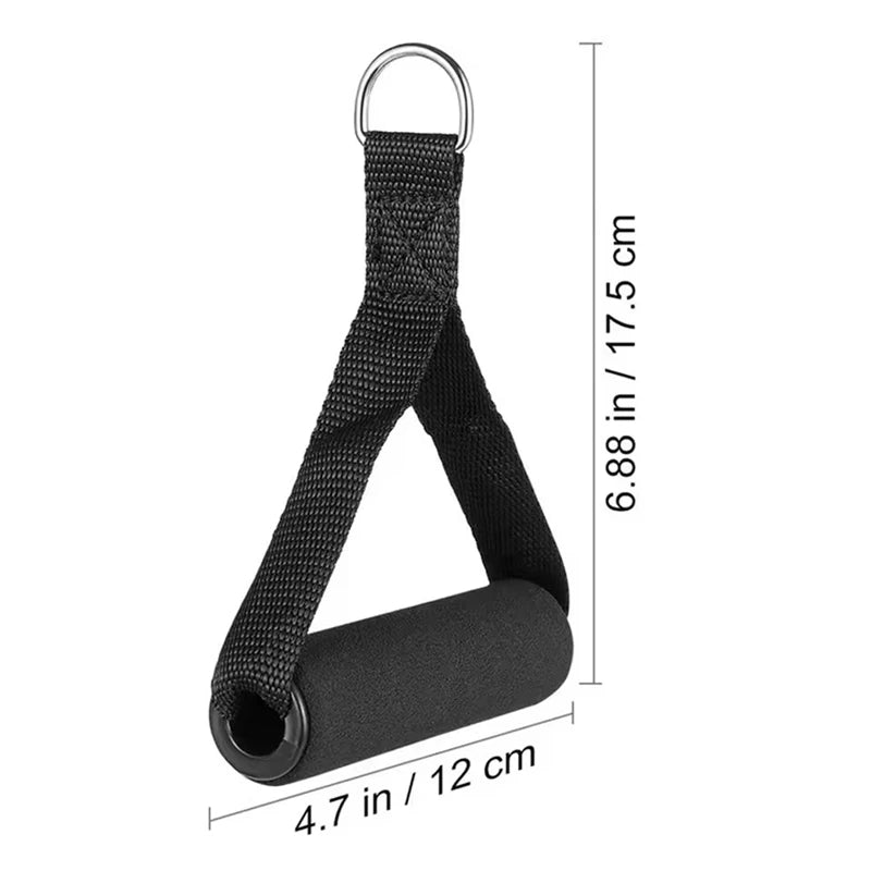 2Pcs of Professional Rope Grip Gym Exercise Resistance Bands with Anti Slip Handles Fitness Accessories