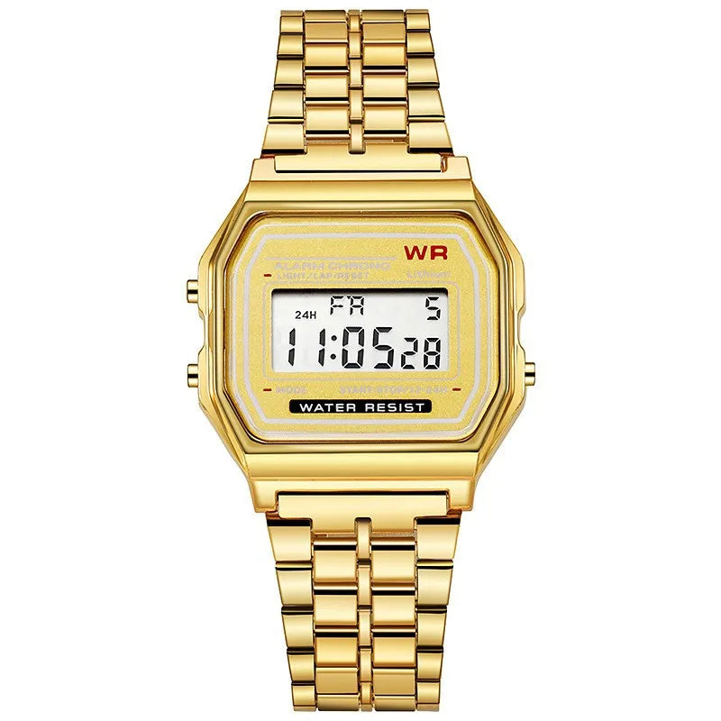 • Reloj Retro Digital - Edición Chrono Rose Gold