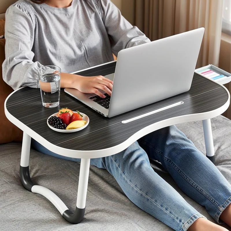 Adjustable Height Laptop Desk with Storage Rack, Bedside Computer Desk, Multi-Layer C-Shaped Side Table, Suitable for Gaming, Work, Reading Bedroom, Sofa, Home Office, Office Desk, Computer Workstation, C-Shaped Sofa Side Tab